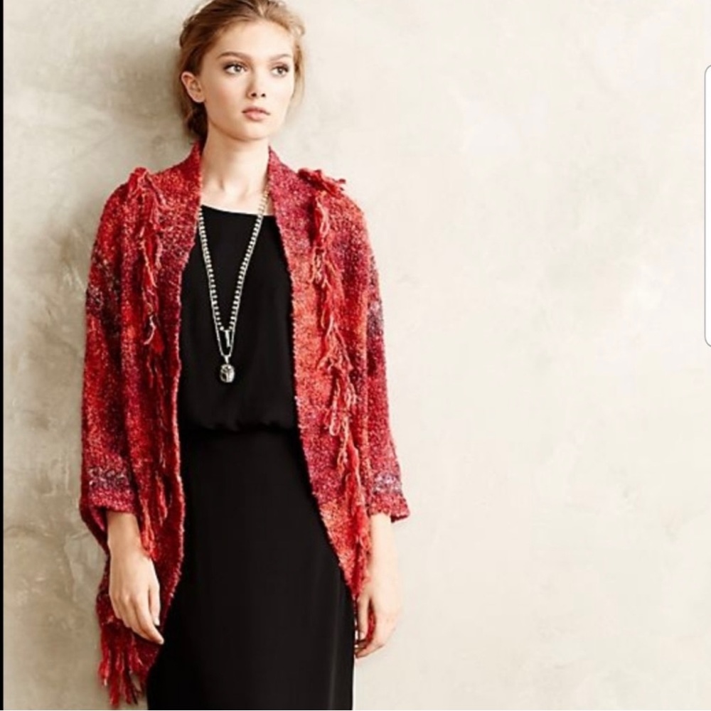 Anthropologie Boucle Cocoon Cardigan by Sleeping on Snow